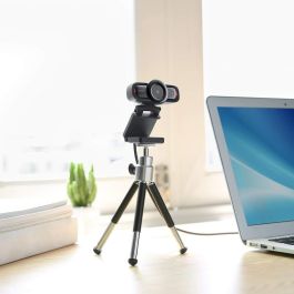Aukey PC-LM3 Webcam Full HD 1080p con Autoenfoque, Sensor CMOS 1/3", Micrófono Dual y USB 2.0 en color Negro