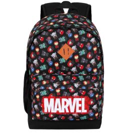 Mochila HS PLUS Chibi Marvel Los Vengadores Negro