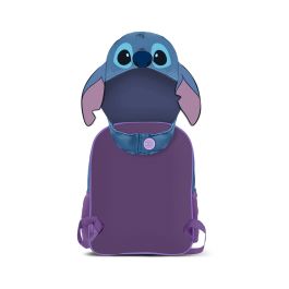 Mochila con Capucha Hood Lemur Disney Lilo y Stitch Azul