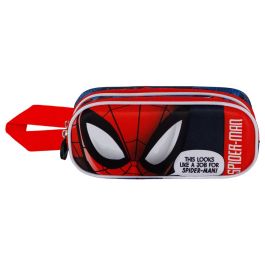 Estuche Portatodo 3D Doble Stronger Marvel Spiderman Rojo