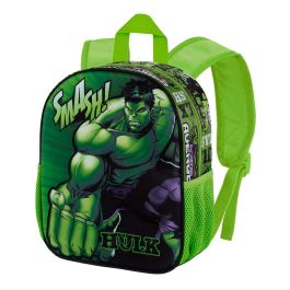 Mochila 3D Pequeña Superhuman Marvel Hulk Verde