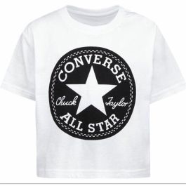Camiseta de Manga Corta Infantil Converse Chuck Patch Crew Blanco Precio: 28.950000199999998. SKU: S6446520