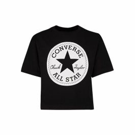 Camiseta de Manga Corta Infantil Converse Chuck Patch Boxy Negro Precio: 21.95000016. SKU: S6492815