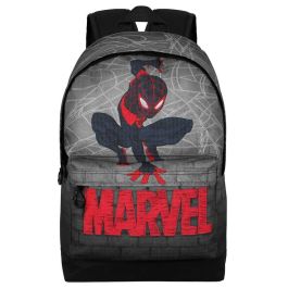 Mochila HS FAN 2.2 Spin Marvel Spiderman Gris