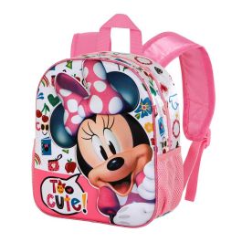 Disney Minnie Mouse Mochila 3D Relieve Frontal 'Too Cute' Preescolar Niña Rosa, 8.5 L, 31x26x11cm, con Bolsillos Laterales de Malla Precio: 16.59000024. SKU: B1CEYRDBY2