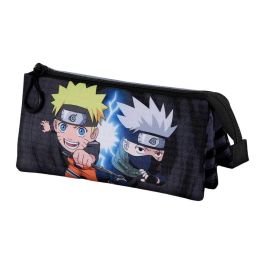 Estuche Portatodo Triple Kid Naruto Gris