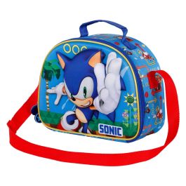 Bolsa Portamerienda 3D Faster Sonic Azul