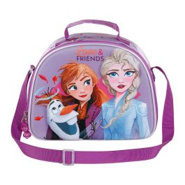 Bolsa Portamerienda 3D Friends Disney Frozen 2 Fucsia