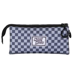 Estuche Portatodo Triple Move Disney Mickey Mouse Gris