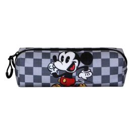 Estuche Portatodo Cuadrado FAN 2.2 Move Disney Mickey Mouse Gris