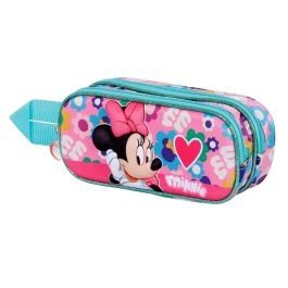 Estuche Portatodo 3D Doble Heart Disney Minnie Mouse Rosa Precio: 10.95000027. SKU: B19RQH8F89