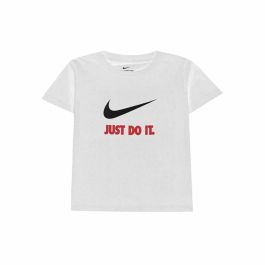 Camiseta de Manga Corta Infantil Nike Swoosh Just Do It Blanco Precio: 16.94999944. SKU: S6490836