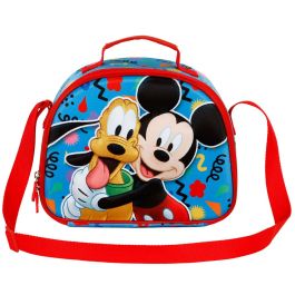 Bolsa Portamerienda 3D Mates Disney Mickey Mouse Azul