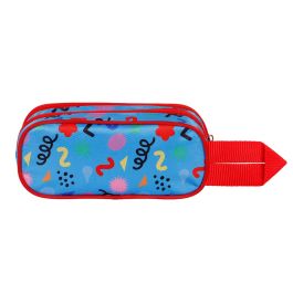 Estuche Portatodo 3D Doble Mates Disney Mickey Mouse Azul