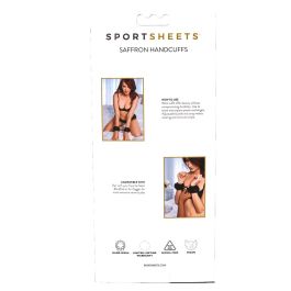 Esposas Saffron Sportsheets 80011 Negro