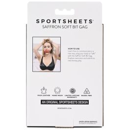 Mordaza Sportsheets Soft Negro/Rojo