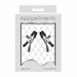 Clips para Pezones Sportsheets SS510-85 Negro/Plateado