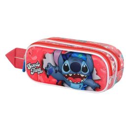 Estuche Portatodo 3D Doble Thing Disney Lilo y Stitch Rosa Precio: 12.79000008. SKU: B1AHREFD6D