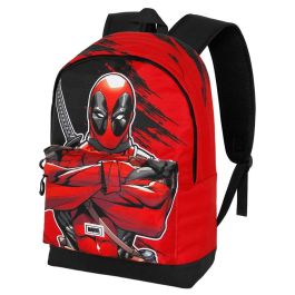 Mochila HS PLUS Bad Marvel Deadpool Rojo