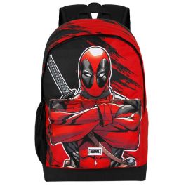 Mochila HS PLUS Bad Marvel Deadpool Rojo