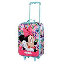 Maleta Trolley Soft 3D Heart Disney Minnie Mouse Rosa