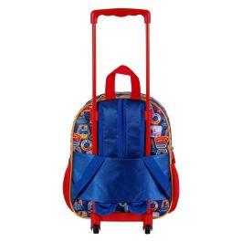 Mochila 3D con Ruedas Pequeña Duty Paw Patrol La Patrulla Canina Multicolor