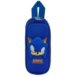 Estuche Portatodo 3D Doble Face Sonic The Hedgehog - SEGA Azul