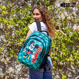 Mochila Running PLUS Indigo Disney Minnie Mouse Turquesa