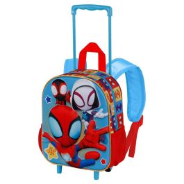 Mochila 3D con Ruedas Pequeña Three Marvel Spiderman Azul Precio: 29.94999986. SKU: B1CLDMH7T4