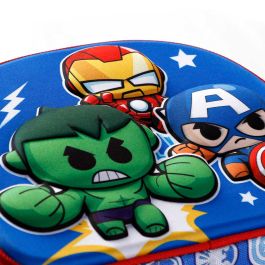 Bolsa Portamerienda 3D Mini Heroes Marvel Los Vengadores Multicolor