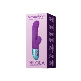 Vibrador Doble Estimulación FemmeFunn Delola Morado