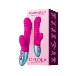 Vibrador Doble Estimulación FemmeFunn Delola Rosa