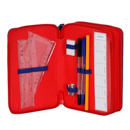 Estuche Plumier Completo Triple Glide Marvel Spiderman Rojo