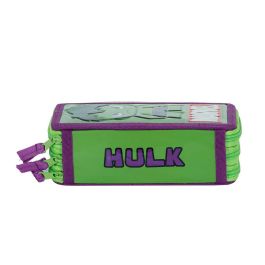 Estuche Plumier Completo Triple Angry Marvel Hulk Verde Estuche Plumier Completo Triple Angry Marvel Hulk Verde