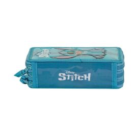 Estuche Plumier Completo Triple Sit Disney Lilo y Stitch Azul