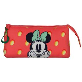 Estuche Portatodo Triple Fresh Disney Minnie Mouse Rosa