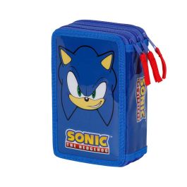 Estuche Plumier Completo Triple Sight Sonic The Hedgehog - SEGA Azul Precio: 25.4999998. SKU: B1KNV752NJ