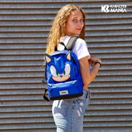 Mochila Pequeña HS Heady FAN Sight Sonic The Hedgehog - SEGA Azul