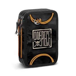 Estuche Plumier Completo Triple Ropes One Piece Negro Precio: 25.4999998. SKU: B1JQV4V3B4