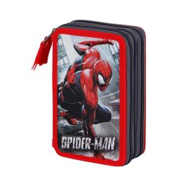 Marvel Spiderman Estuche Plumier Escolar Triple Completo con 3 Compartimentos, 18 Lápices, 18 Rotuladores, 2 Bolígrafos y Accesorios Multicolor Precio: 25.99000019. SKU: B1D9QPA6PG