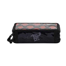 Estuche Plumier Completo Triple Clouds Naruto Negro