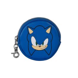 Monedero Cookie Face Sonic Azul