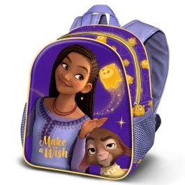 Mochila 3D Pequeña Star Disney Wish: El Poder De Los Deseos Lila