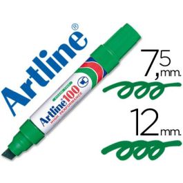 Rotulador Artline Marcador Permanente 100 Verde Punta Biselada 6 unidades Precio: 20.50000029. SKU: B1CHYFFJ9T