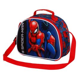 Bolsa Portamerienda 3D Speed Marvel Spiderman Rojo