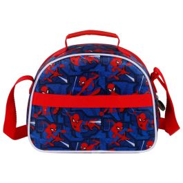 Bolsa Portamerienda 3D Speed Marvel Spiderman Rojo