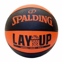 Balón de Baloncesto Spalding Layup TF-50 Naranja Piel (Talla 3)