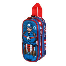 Estuche Portatodo 3D Doble First Marvel Capitán América Azul Precio: 12.94999959. SKU: B14WTSSGMB