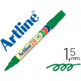 Rotulador Artline Marcador Permanente Ek-70 Verde Punta Redonda 1.5 mm Papel Metal Y Cristal 12 unidades Precio: 18.8639007018. SKU: B1EQPH6Y9Q