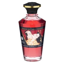 Aceite Efecto Calor de Fresa Shunga SHU127-SPARKLING STRAWBERRY WINE Fresa 100 ml